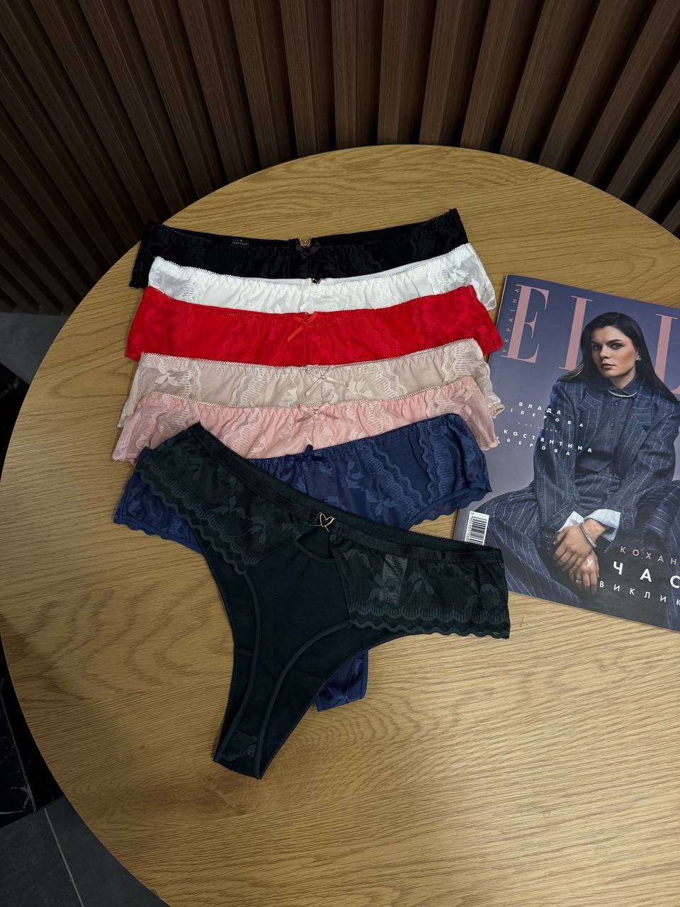 Стрінги позаду з сердечком