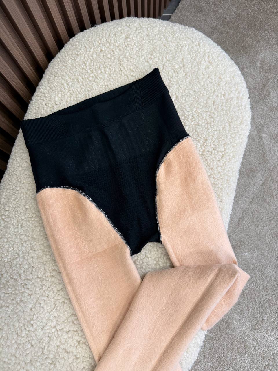 Колготи на хутрі формою трусиків