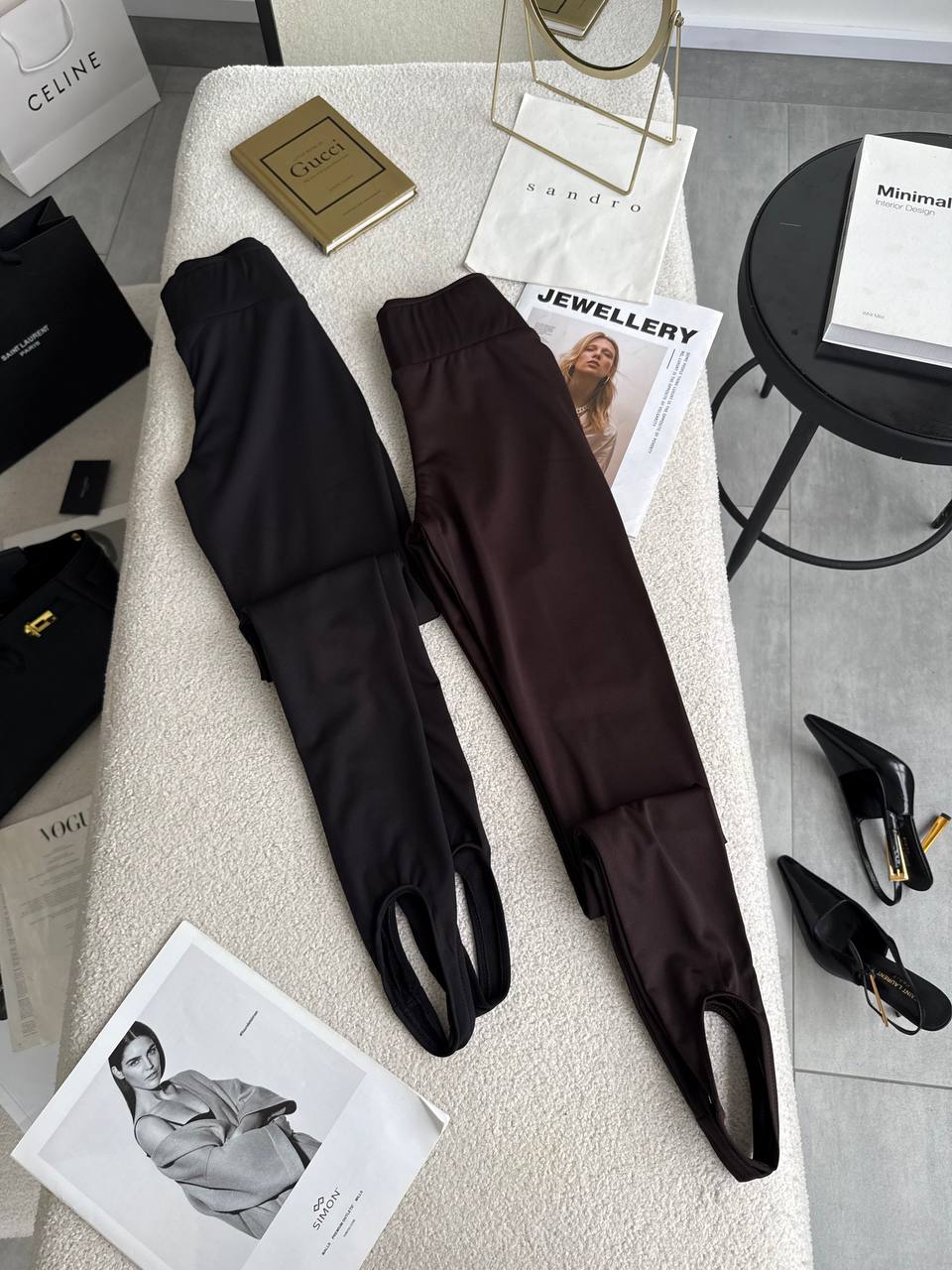 Лосини з штрипками утеплені