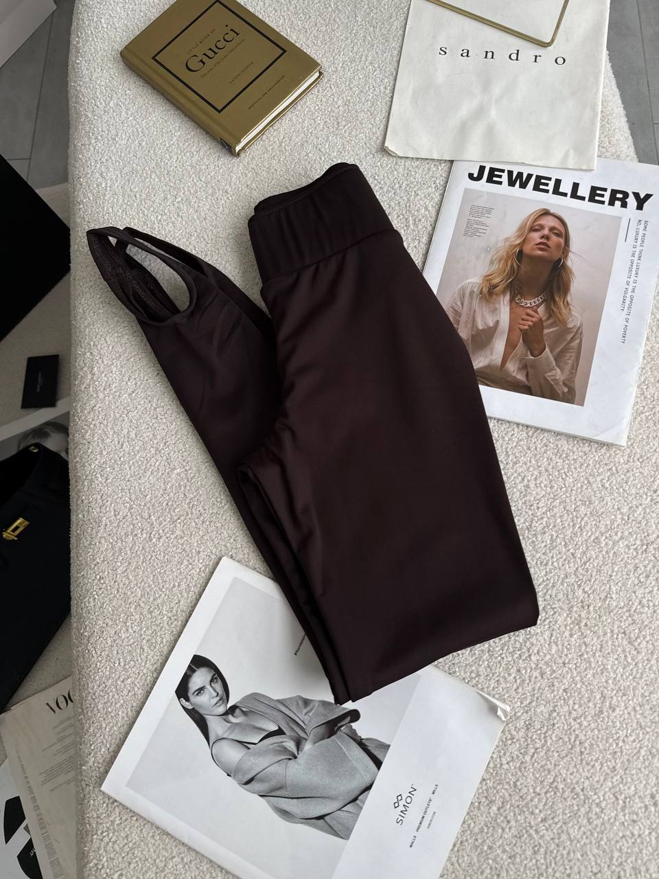 Лосини з штрипками утеплені