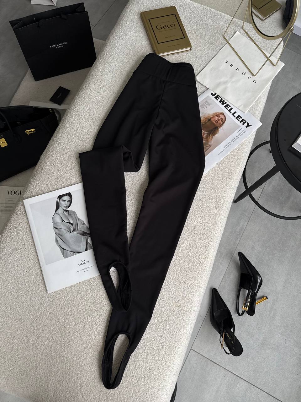 Лосини з штрипками утеплені