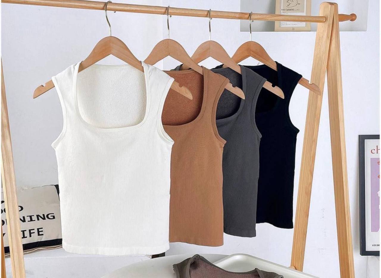 Майка в рубчик на флісі