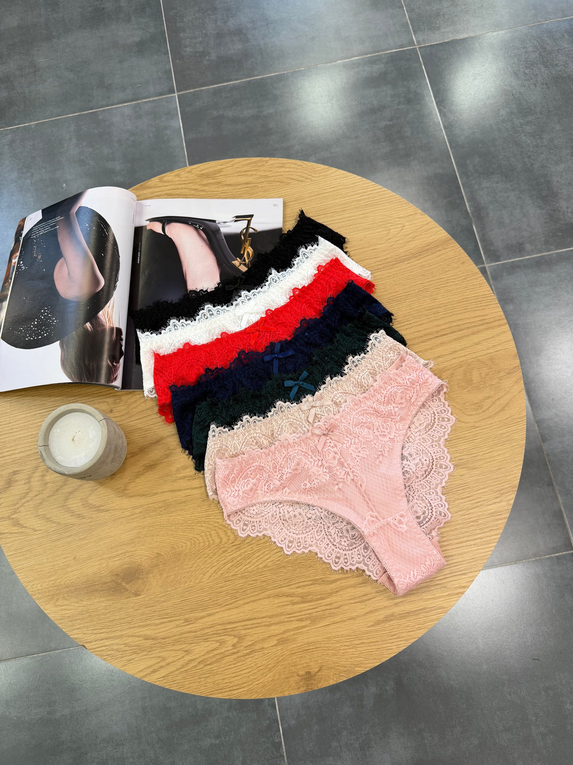 Сліпи мереживні з бантиком