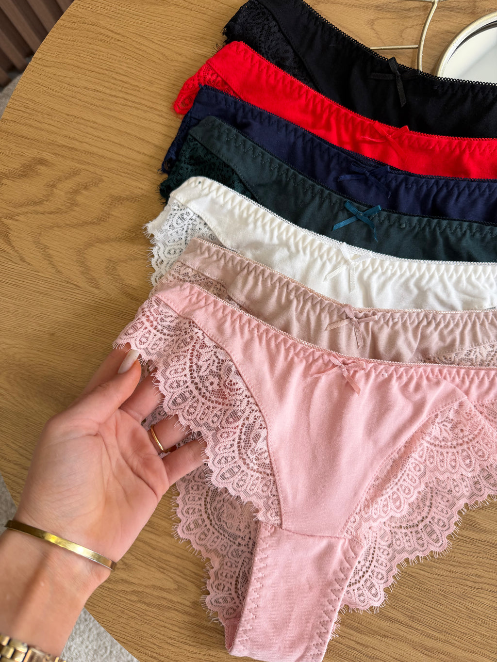 Бразильяни бавовняні з мереживом