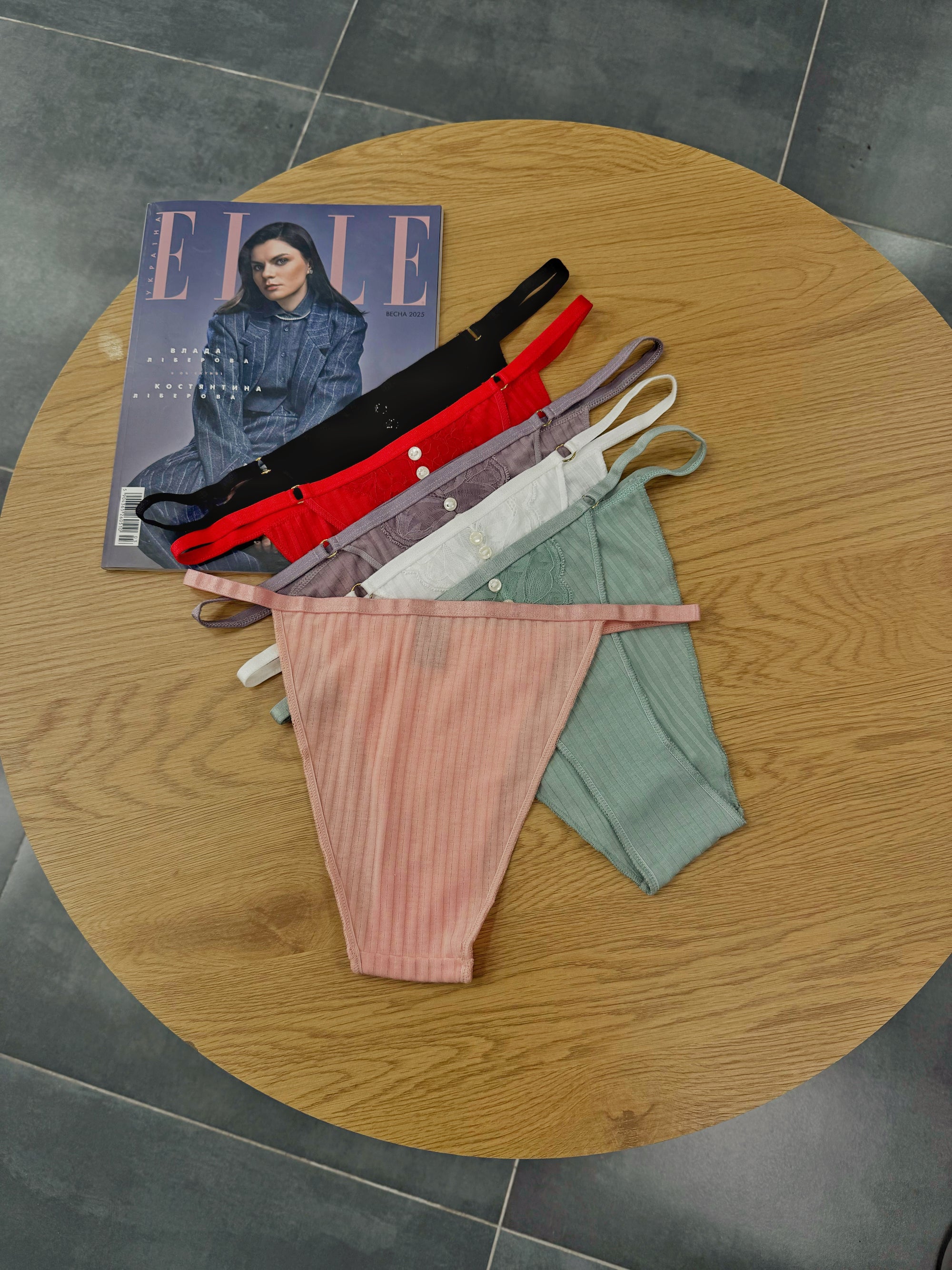 Бразильяни на тонкій резинці