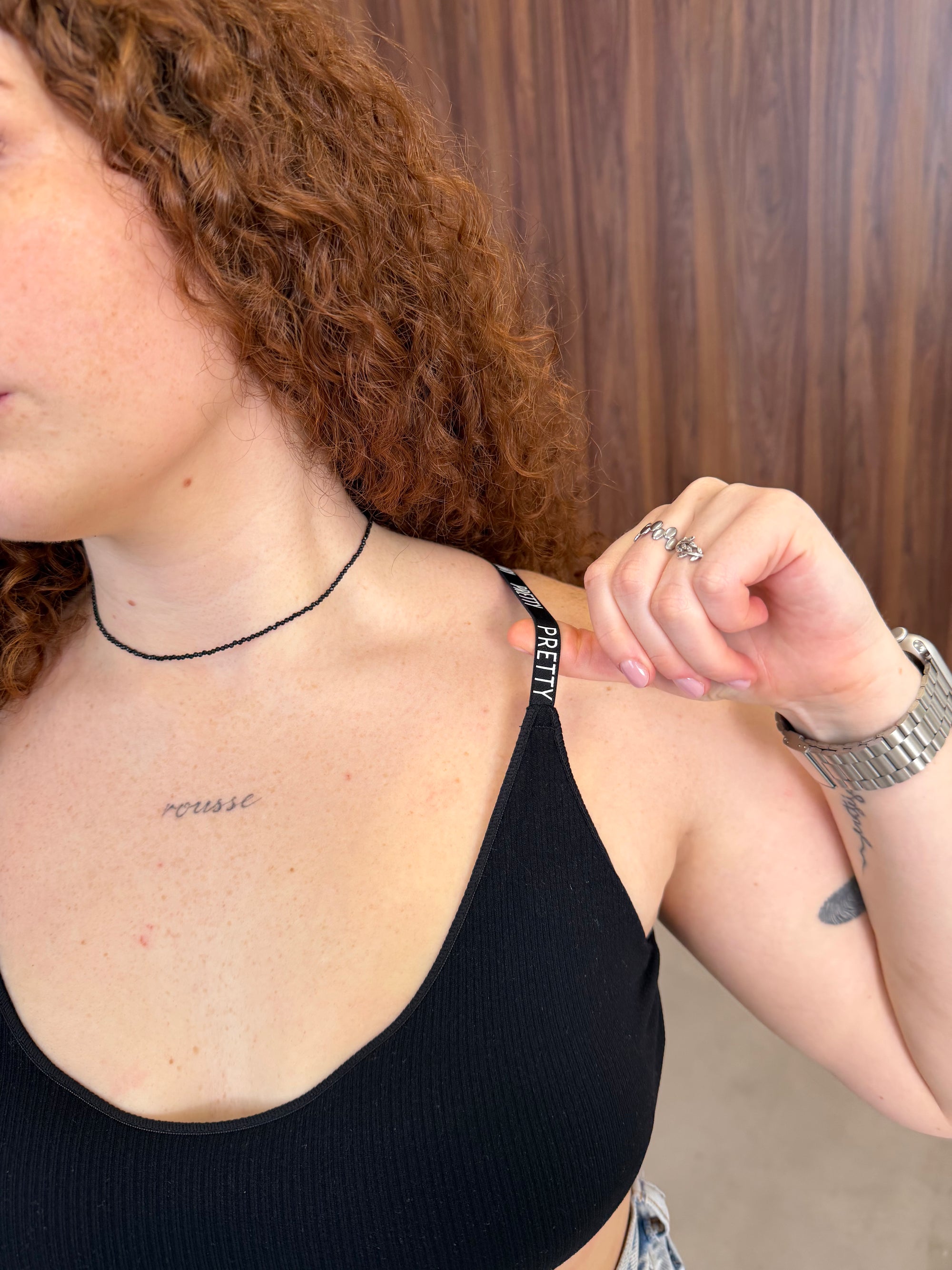 Топ базовий в рубчик на тонких бретелях