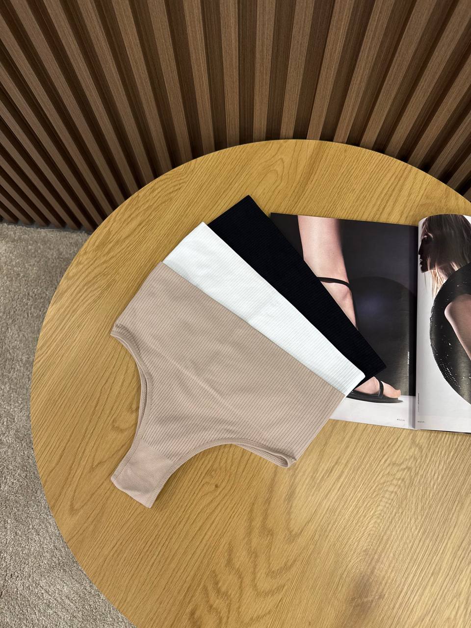 Бразильяни утяжка в рубчик