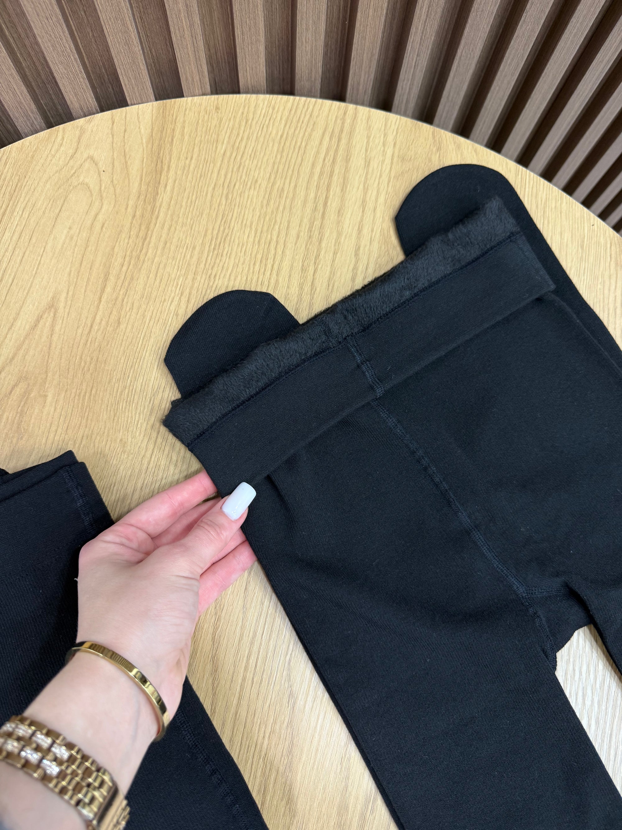 Колготи в рубчик утеплені байкою