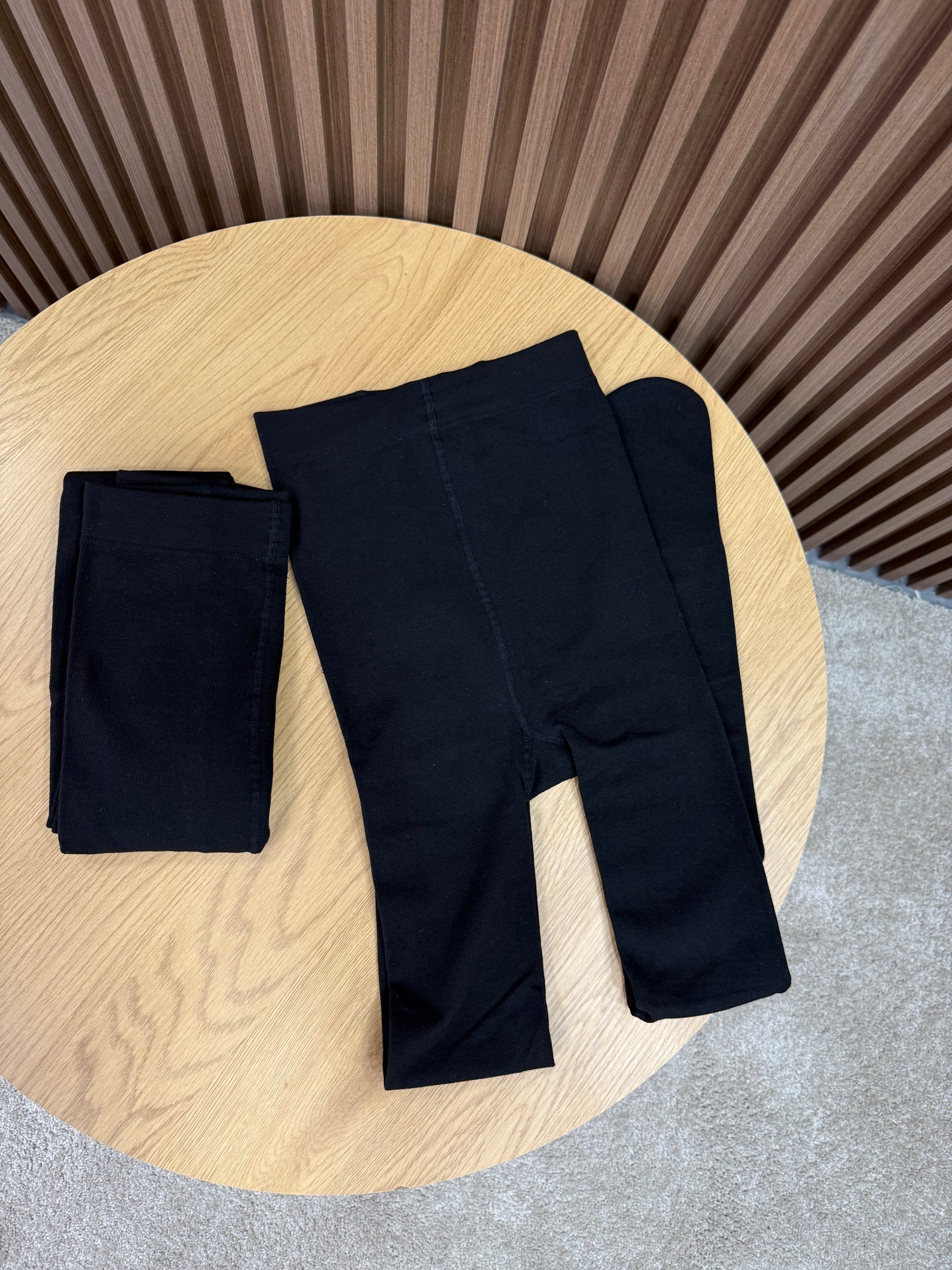 Колготи в рубчик утеплені байкою